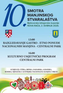 Pročitajte više o članku Nova Rača domaćin 10. Smotre manjinskog stvaralaštva